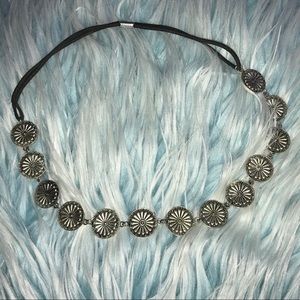 Silver Medallion Headband